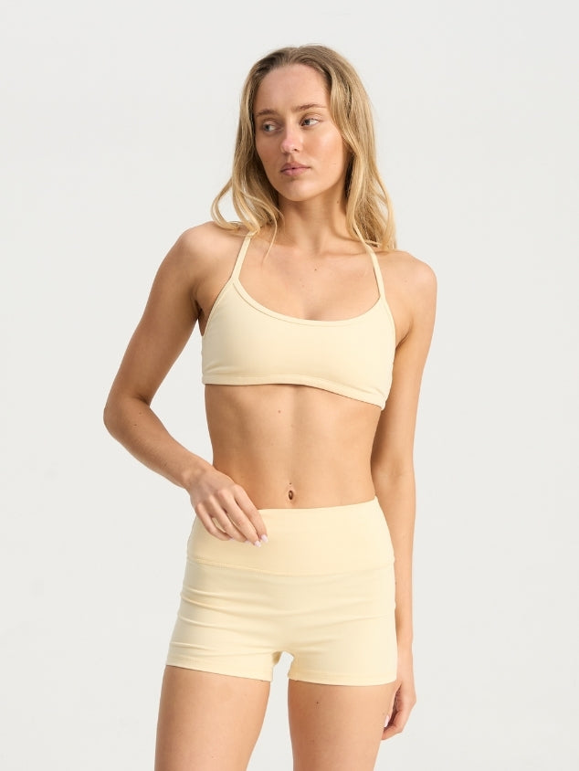 Evolve 9cm Bike Shorts - Pastel Yellow