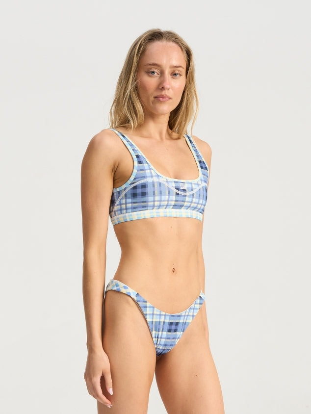 Off Duty Swim Top - Madras