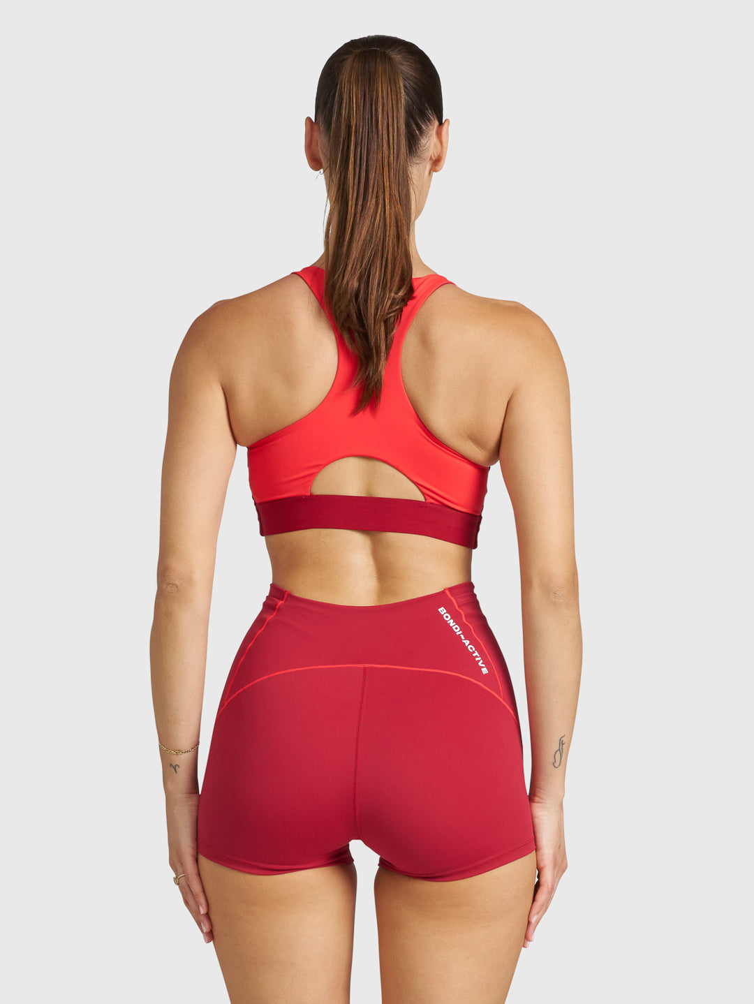 HIGH SUPPORT RACER BRA - RIO RED