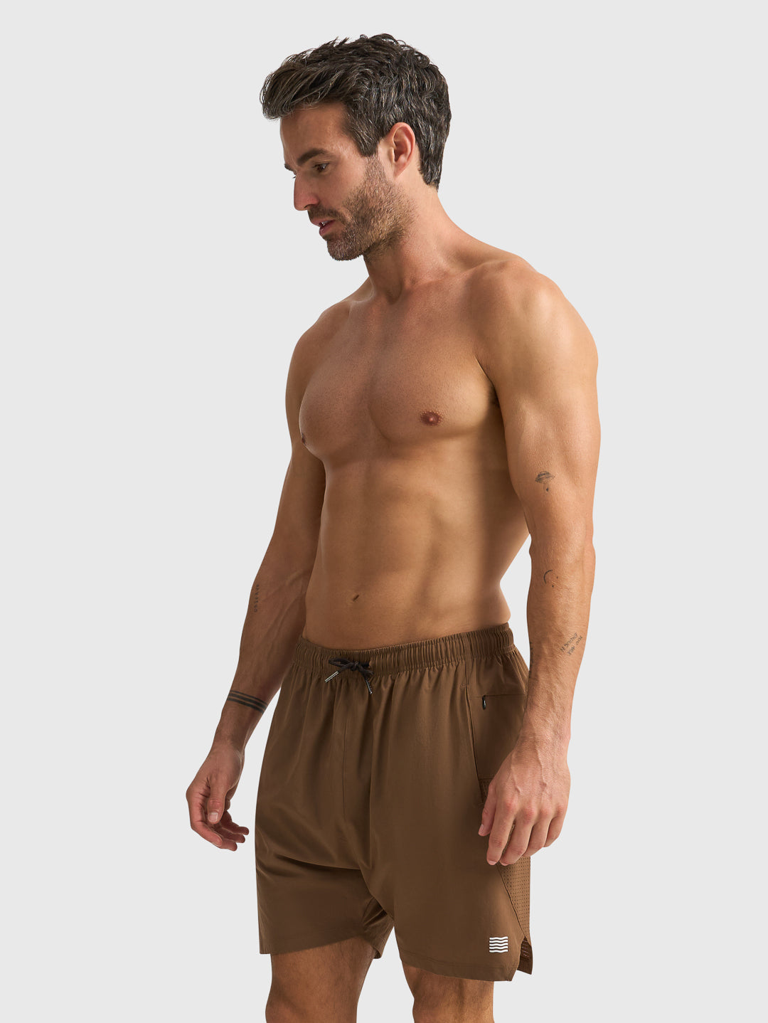 SPORT CLUB GYM SHORT - RUST