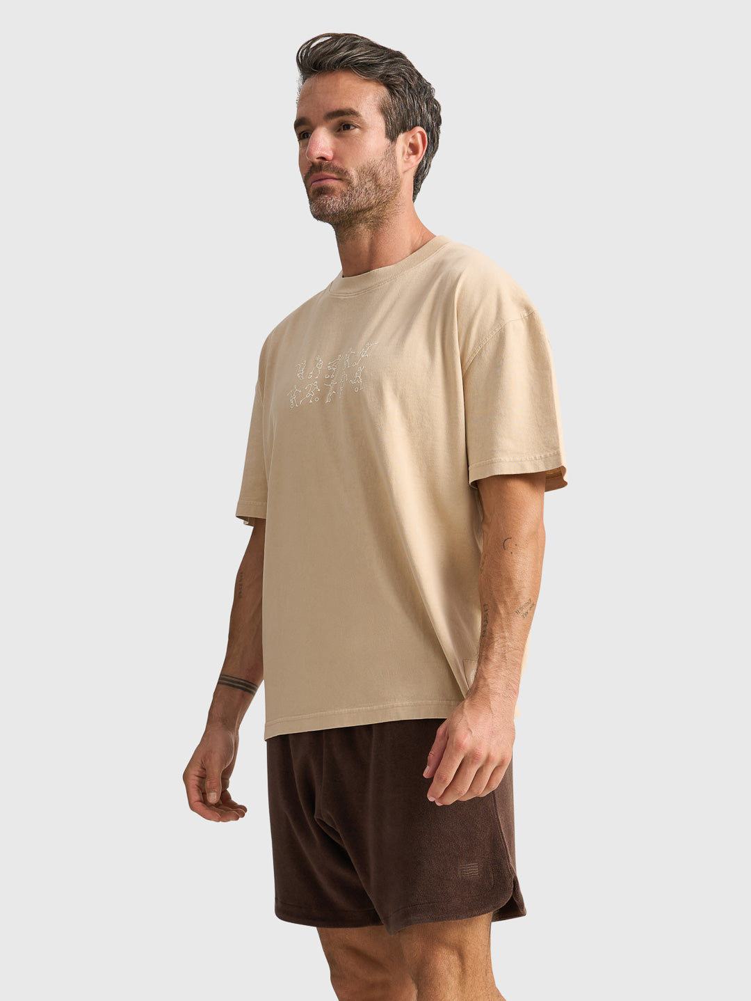 GLORY DAYS TECHNIQUE TEE - GILDED BEIGE