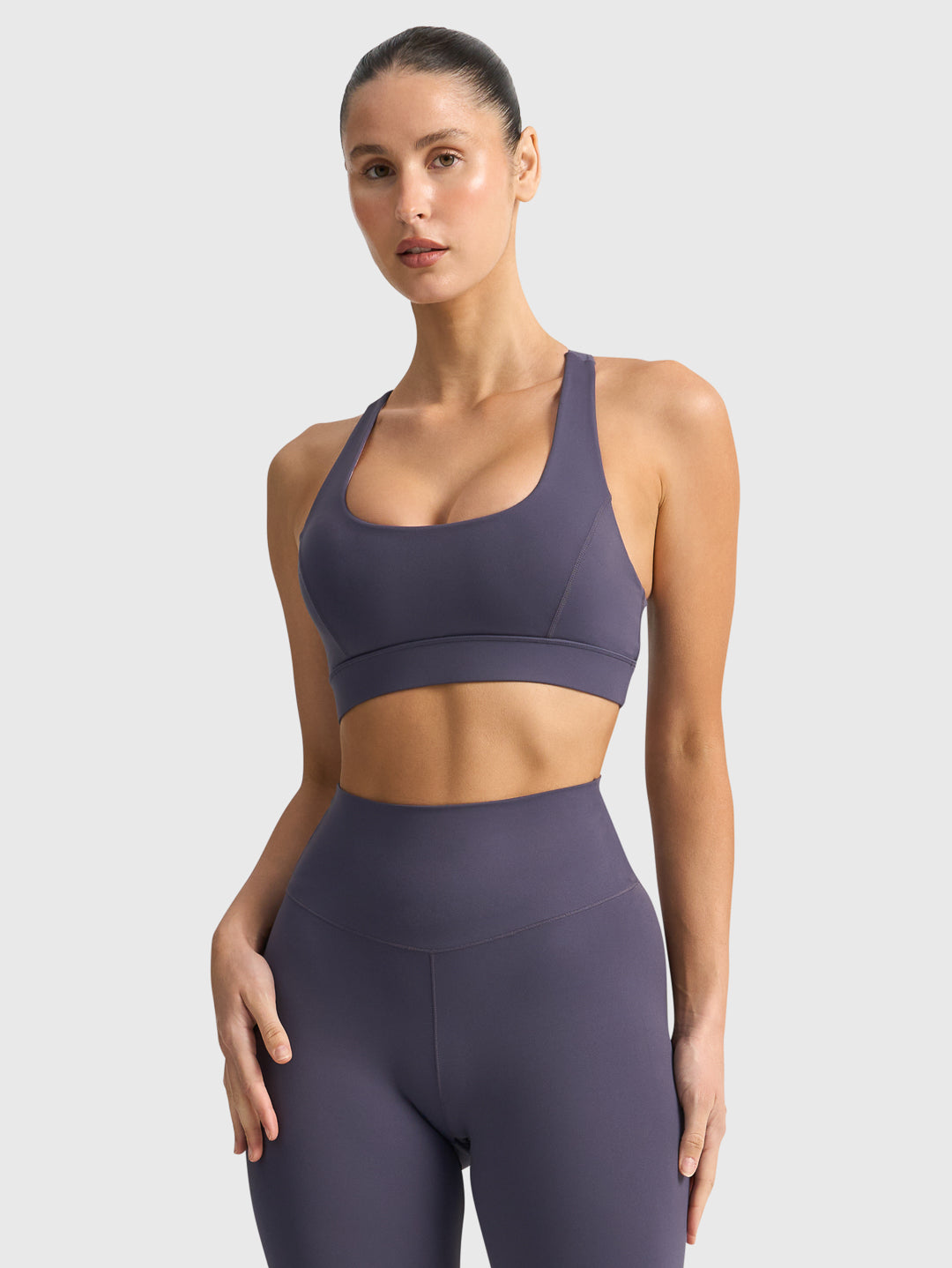 EVOLVE HIGH SUPPORT BRA - SHADOW