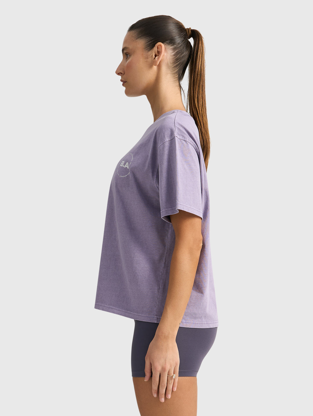 EVERYDAY BOYFRIEND TEE - Purple