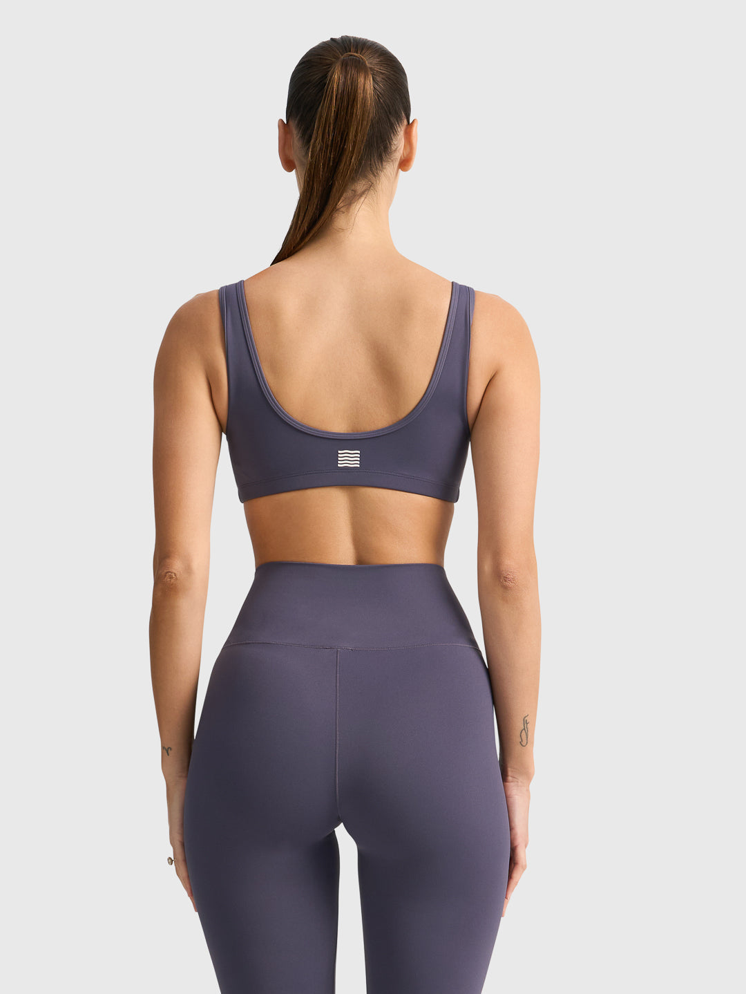 BASE SCOOP BRA - Shadow