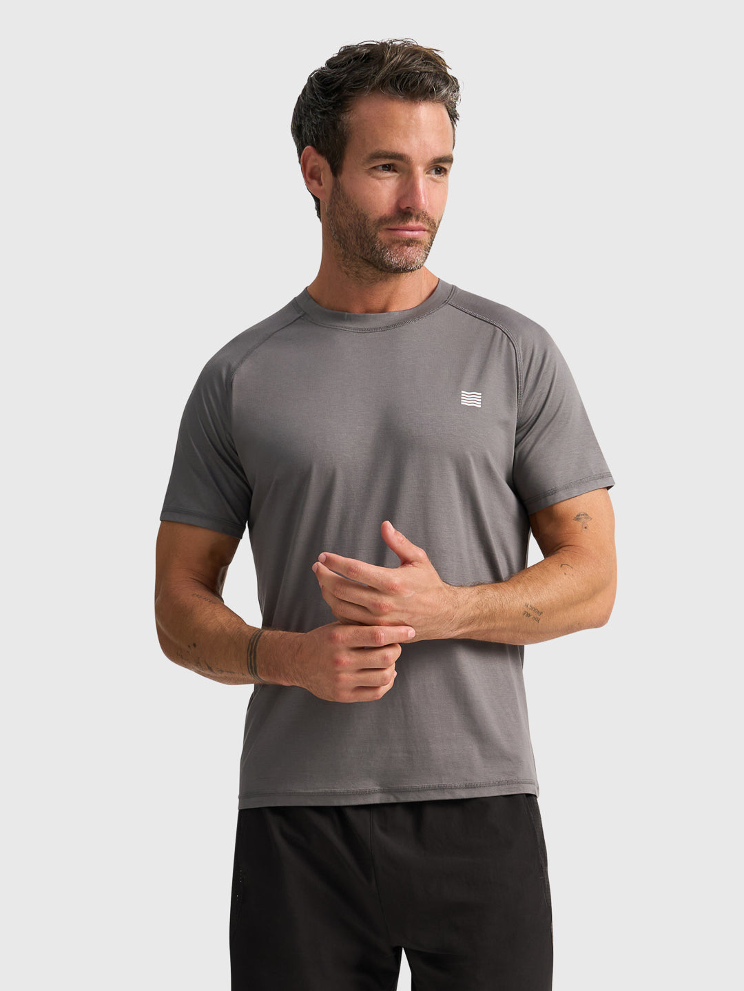 PULSE TECH TEE - Charcoal