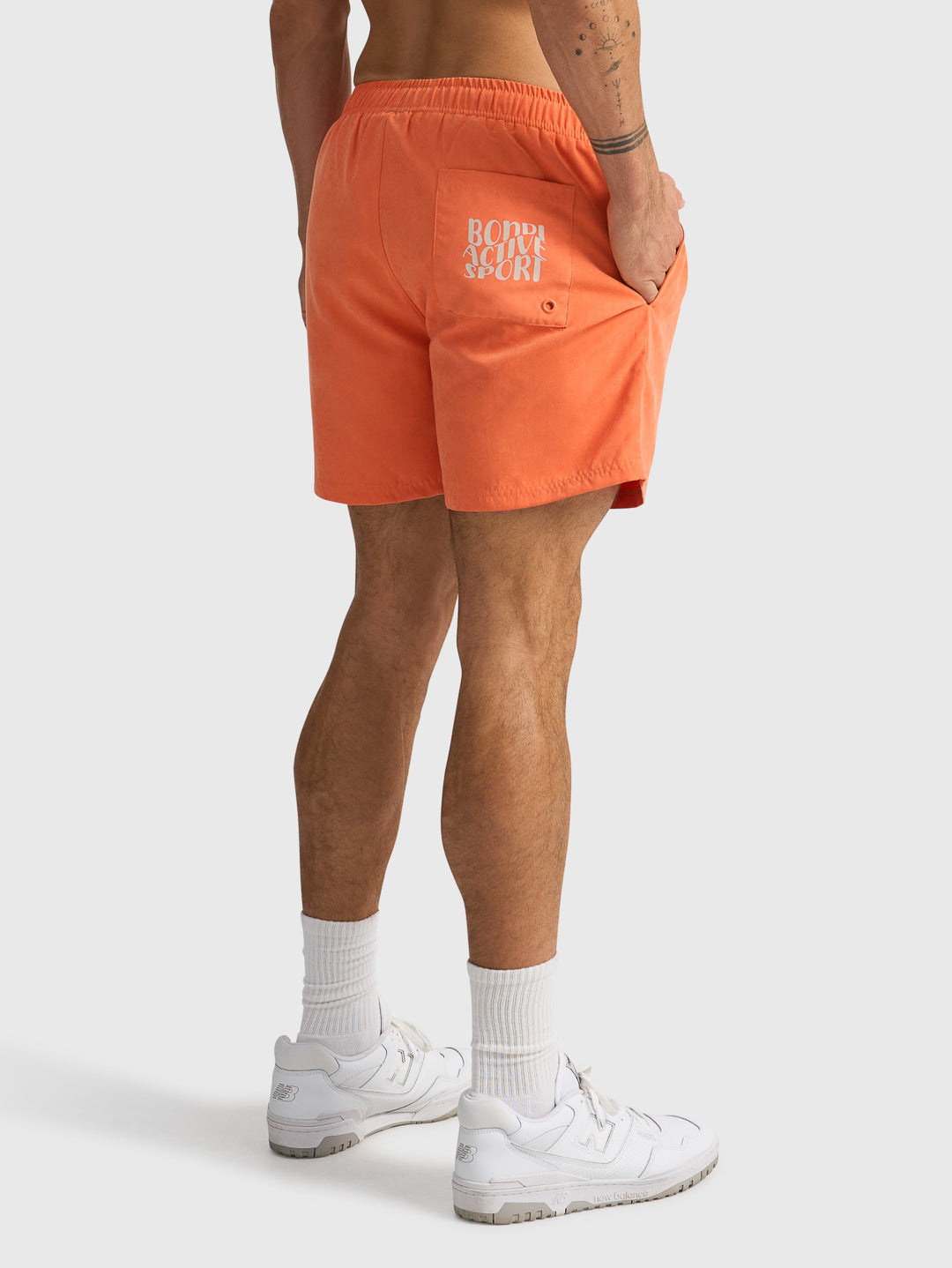 SPORT CLUB SWIM SHORT - TANGERINE