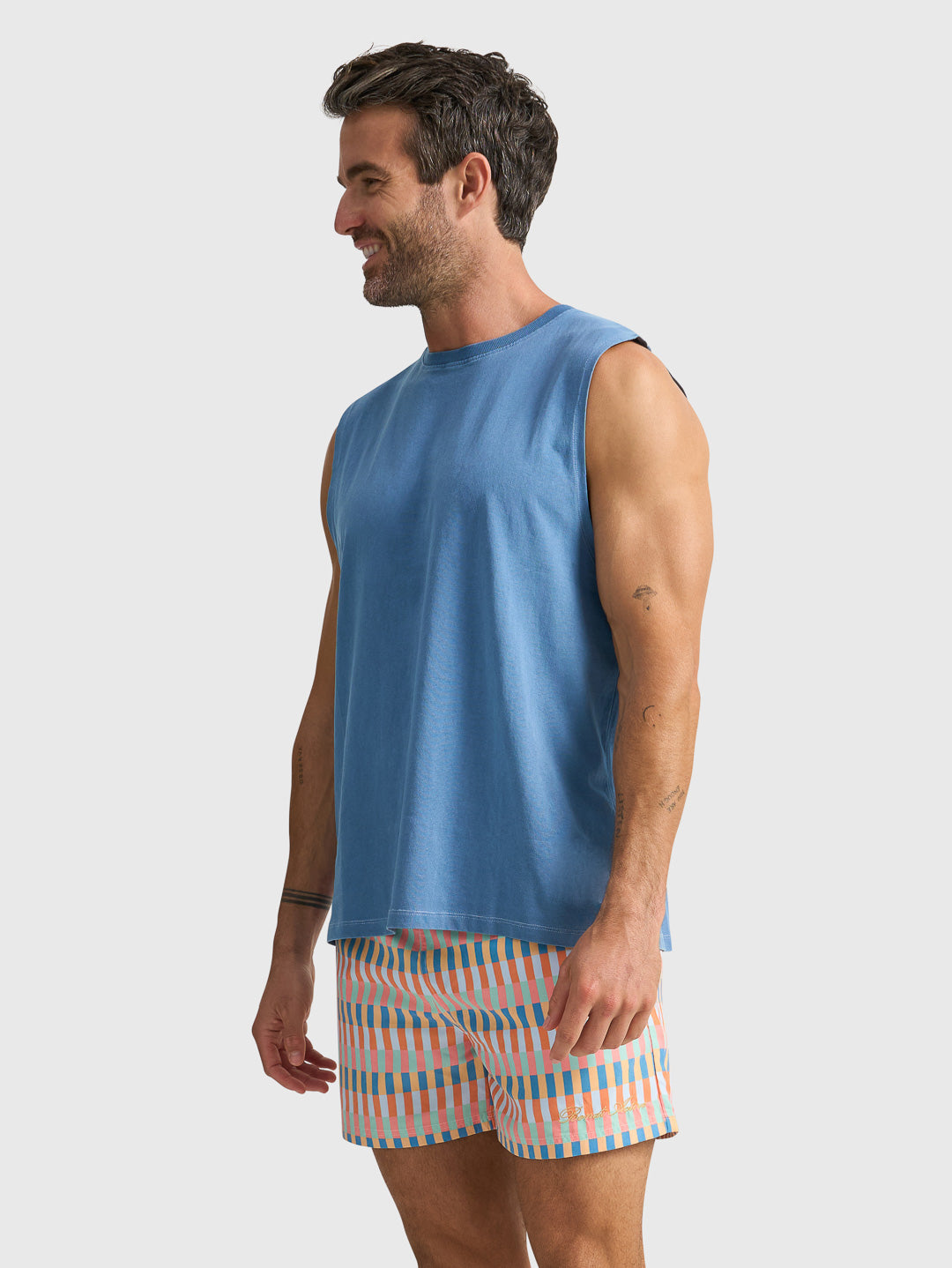 NO DAYS OFF TANK - SMOKEY BLUE