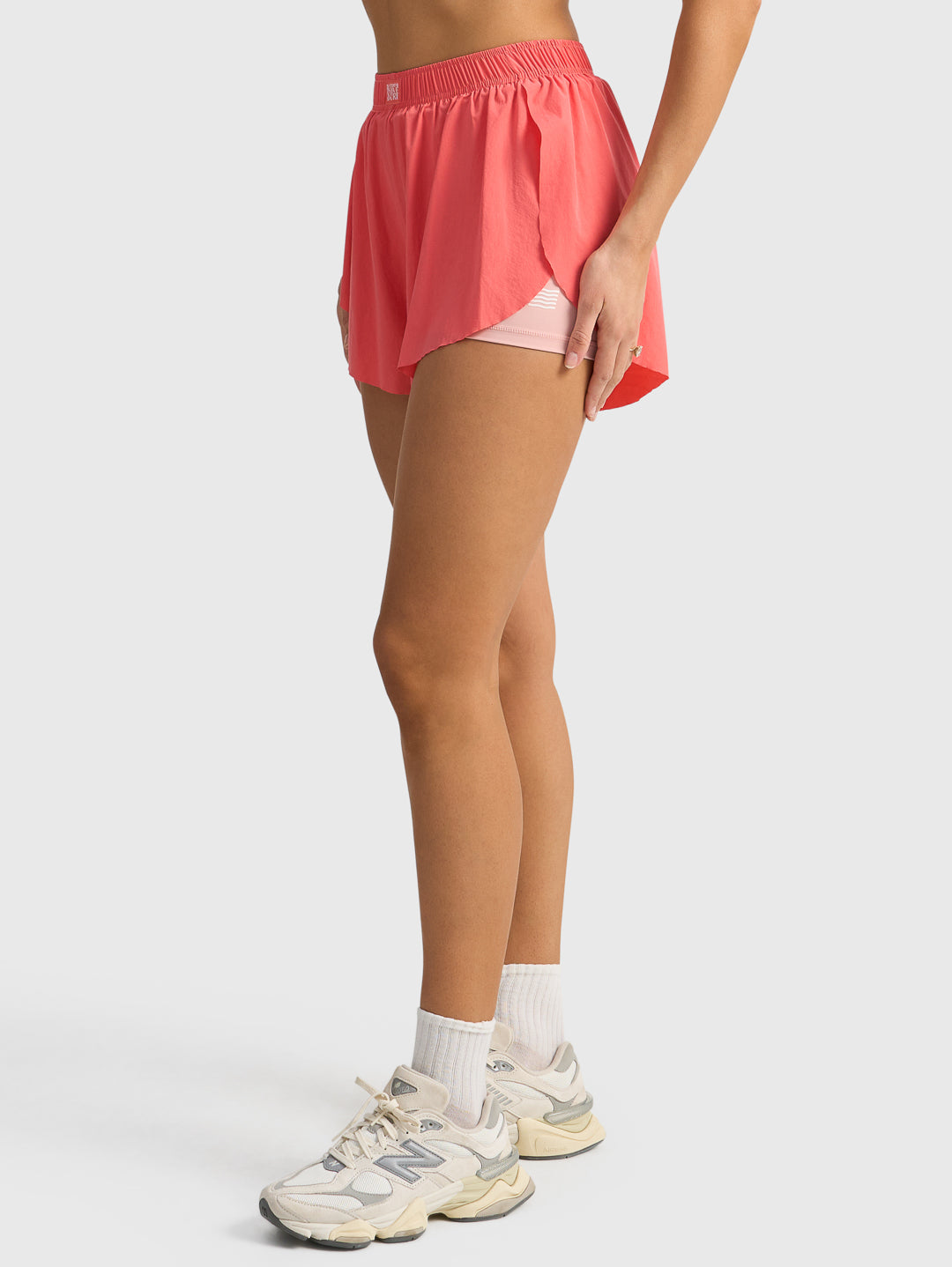 SPORT CLUB FLUTTER RUN SHORT - WATERMELON
