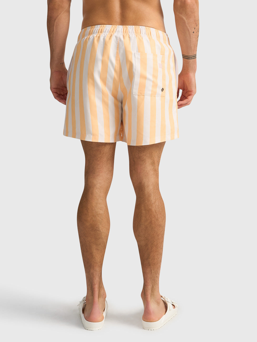 GLORY DAYS SWIM SHORT - BANANA STRIPE