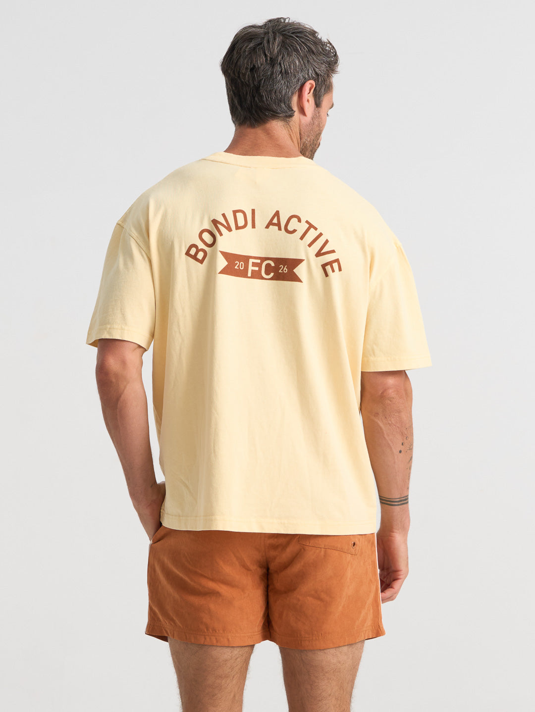 GLORY DAYS VINTAGE FC TEE - LEMON