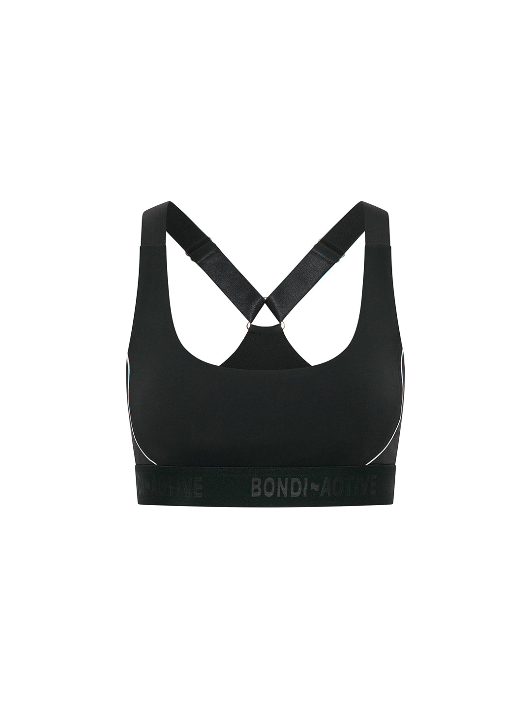 Racer Back Bra - Black