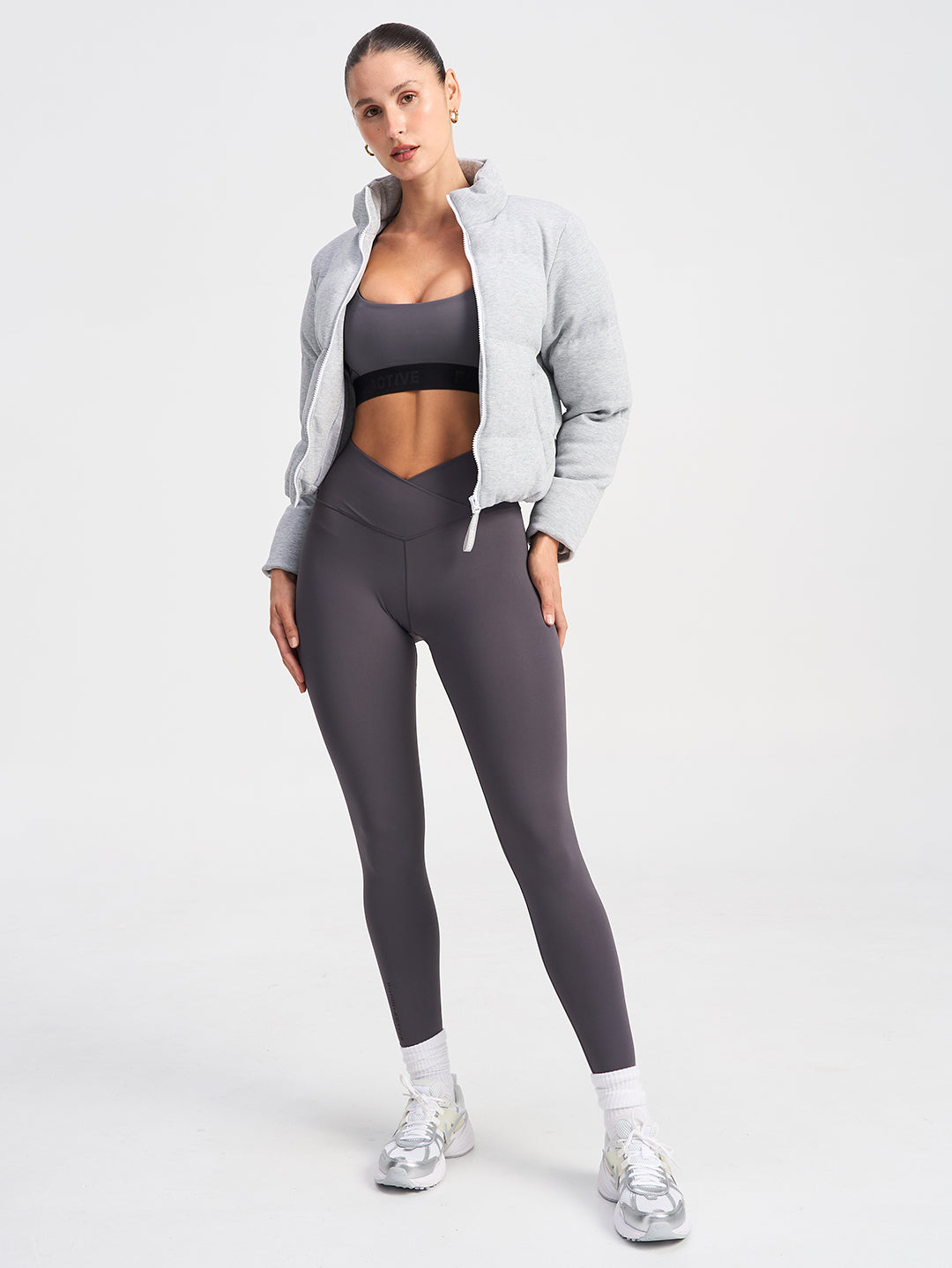 Interlock Puffer - Grey Marle