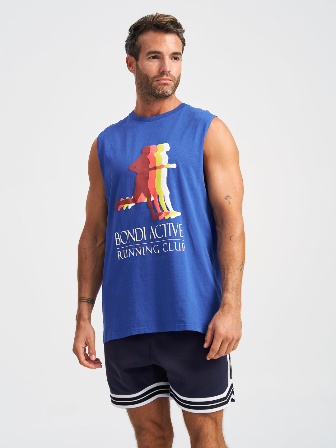 Run Club Tank Cobalt
