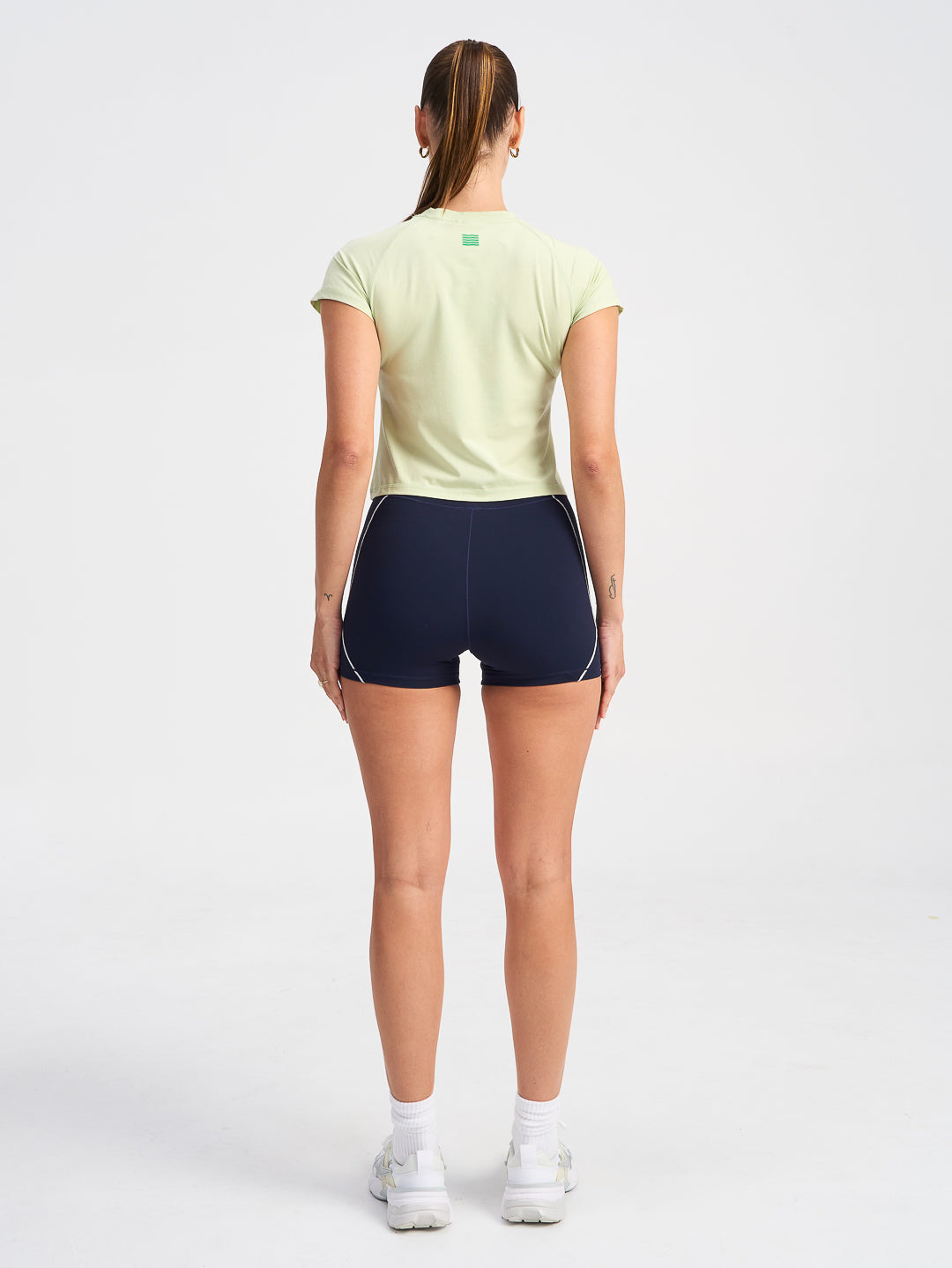 Cropped Tech Tee - Green