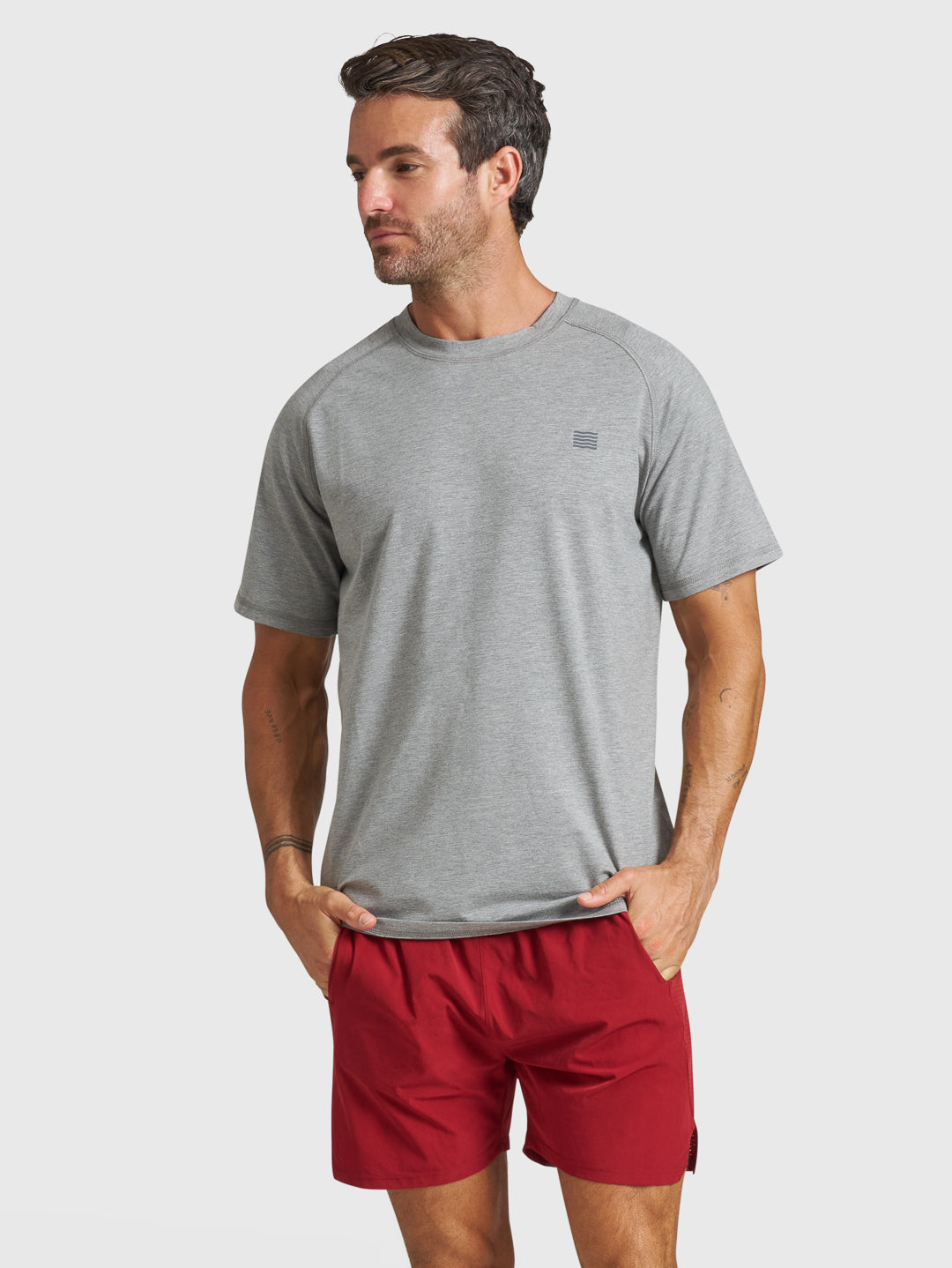 TECH TEE - Grey Marle