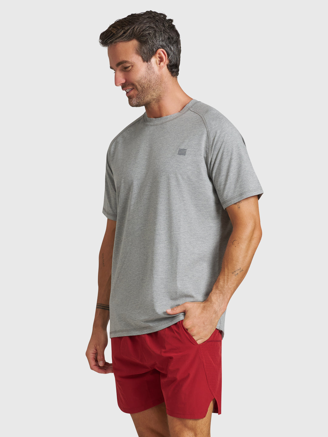 TECH TEE - Grey Marle
