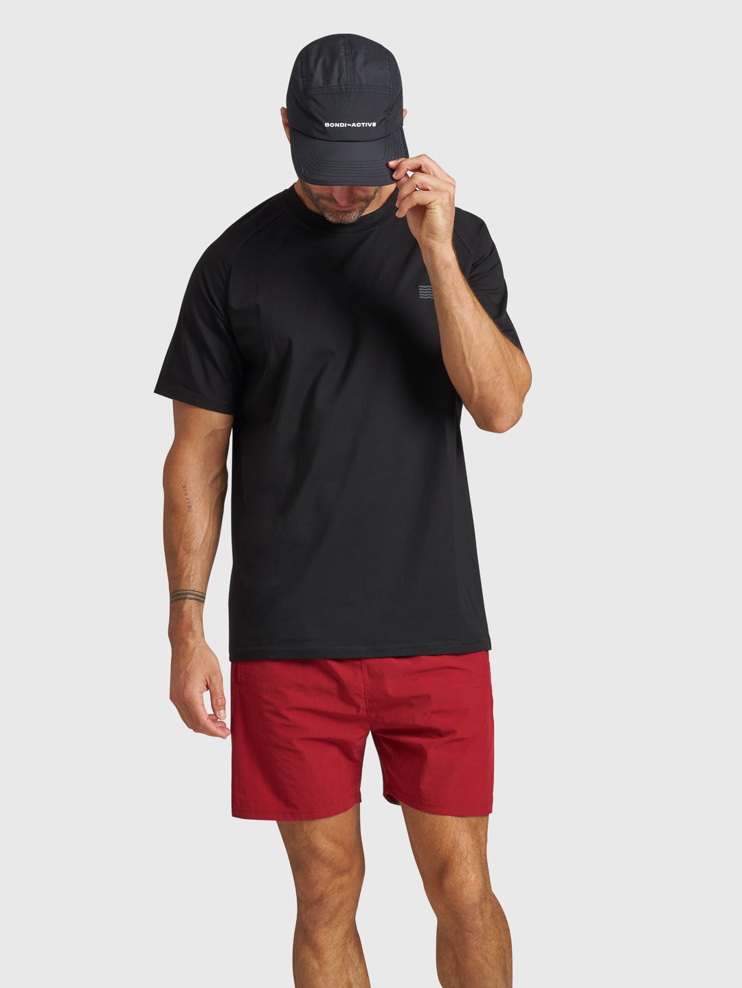 BASELINE 5 PANEL CAP - BLACK