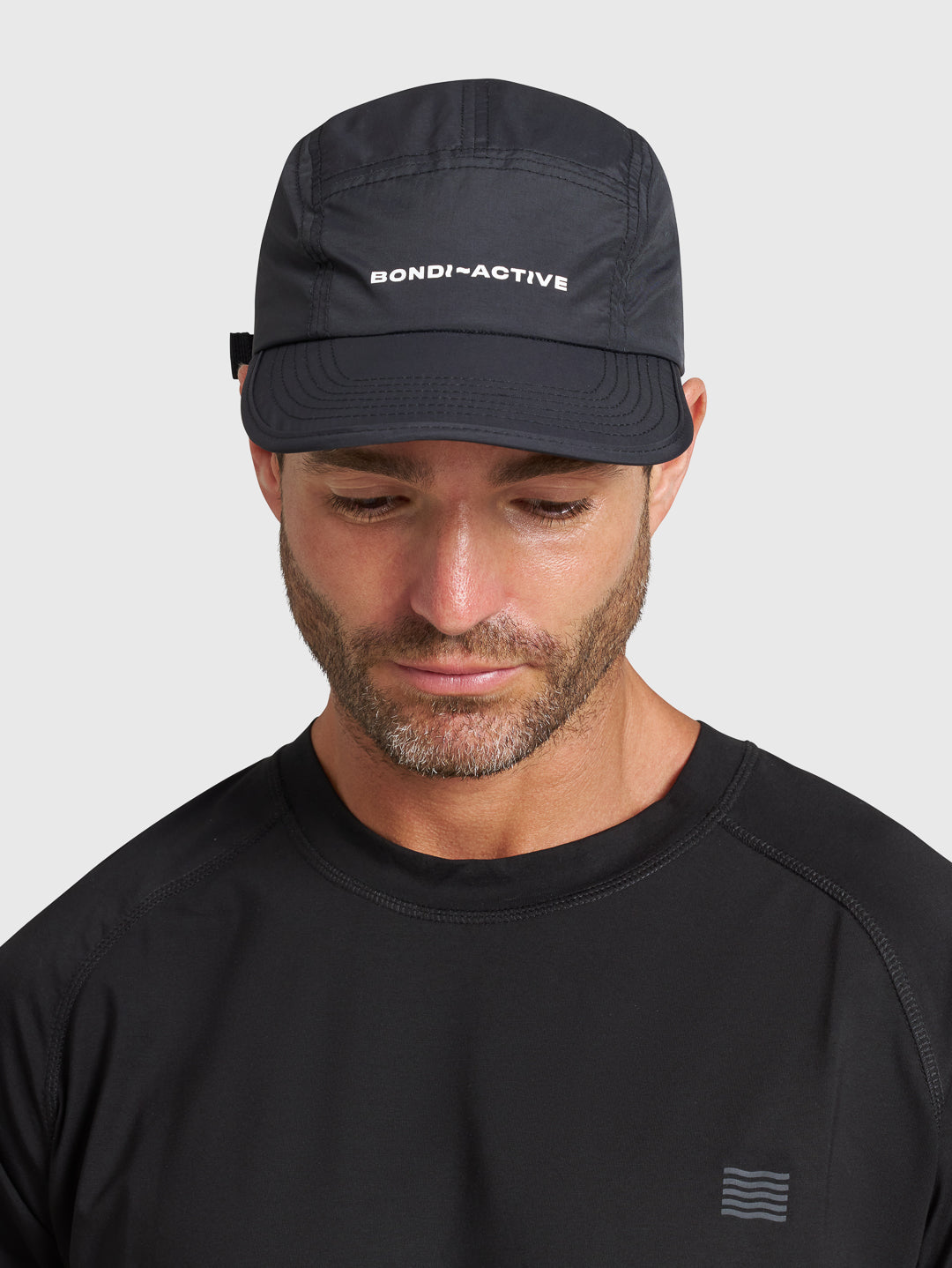 BASELINE 5 PANEL CAP - BLACK