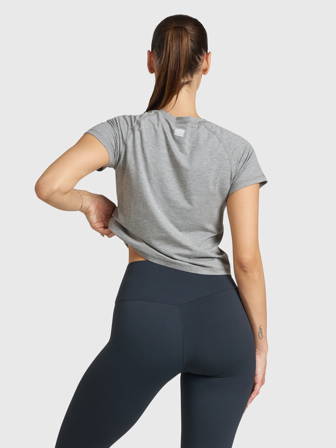 TECH TEE - Dark Grey Marle