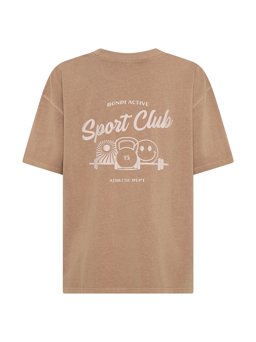 ATHLETIC DEPT. OVERSIZED TEE - MOCHA