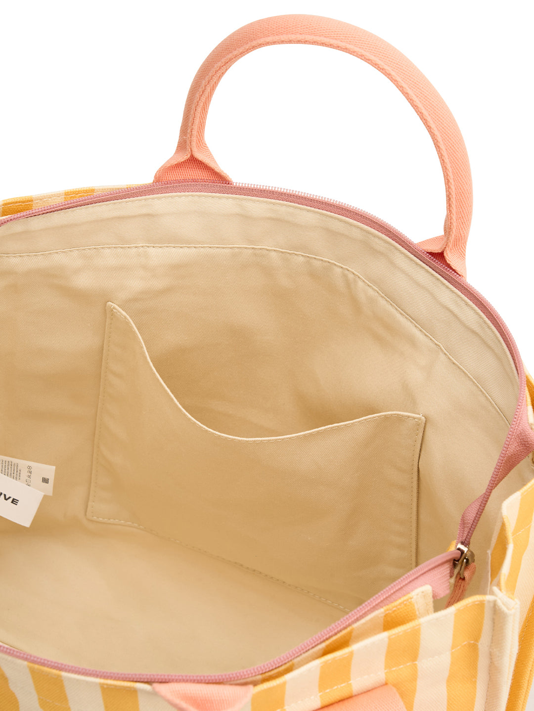 GLORY DAYS BRUNCH TO BEACH BAG - BANANA STRIPE