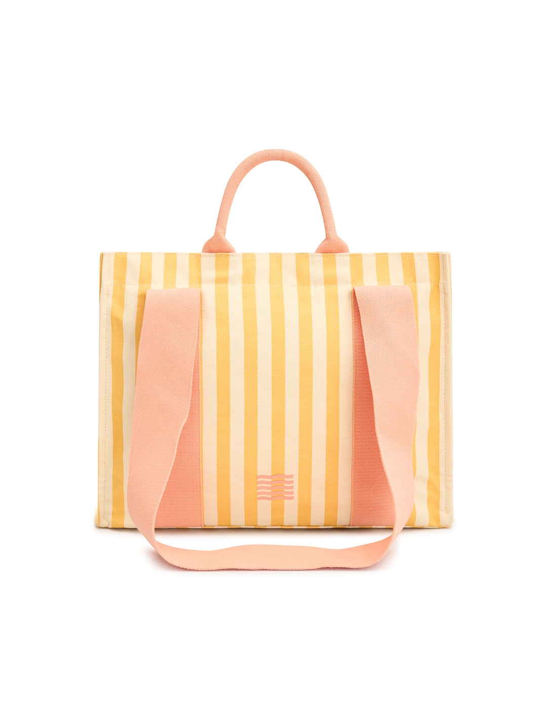 GLORY DAYS BRUNCH TO BEACH BAG - BANANA STRIPE