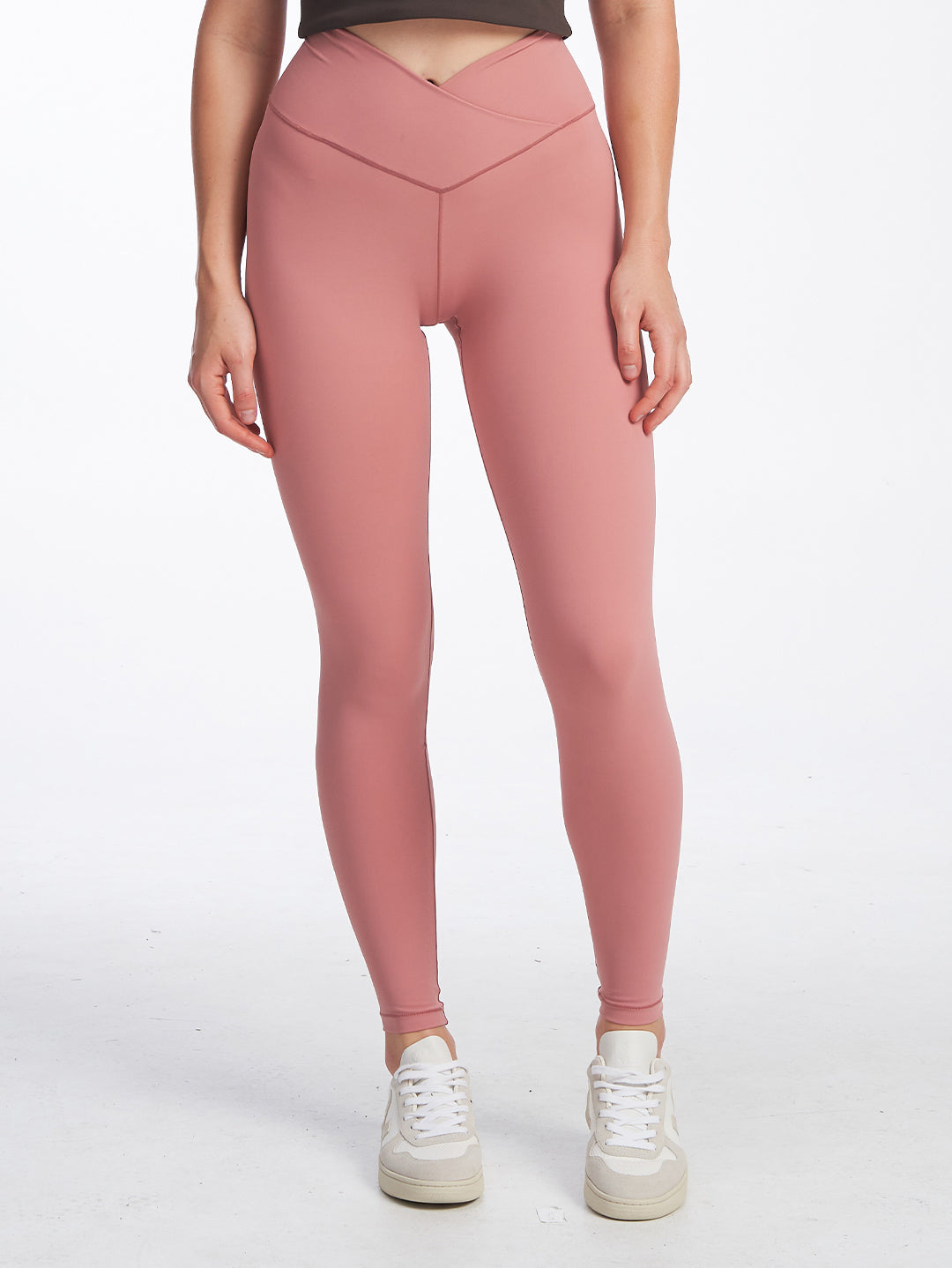 V Leggings - Clay