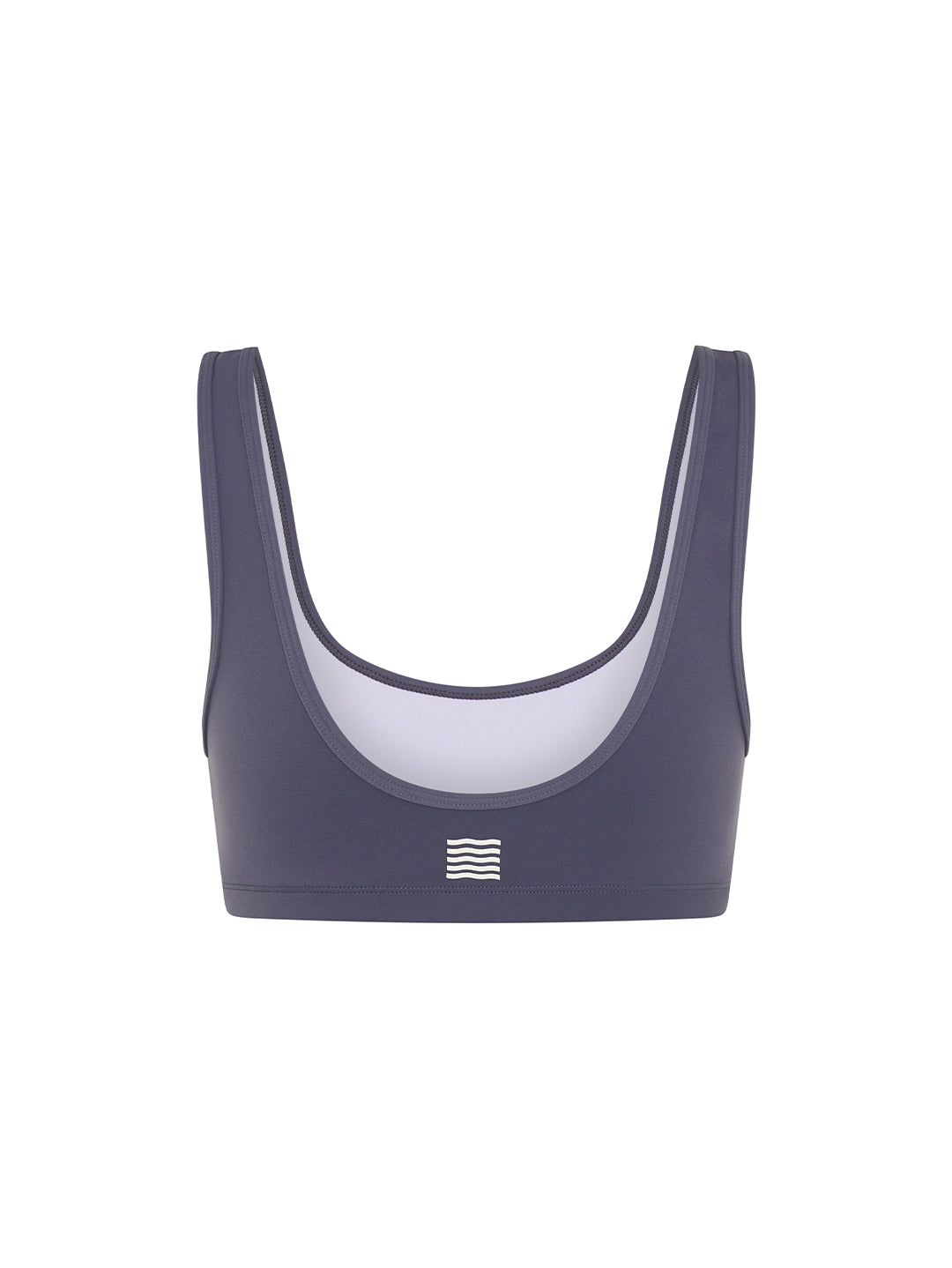 BASE SCOOP BRA - Shadow