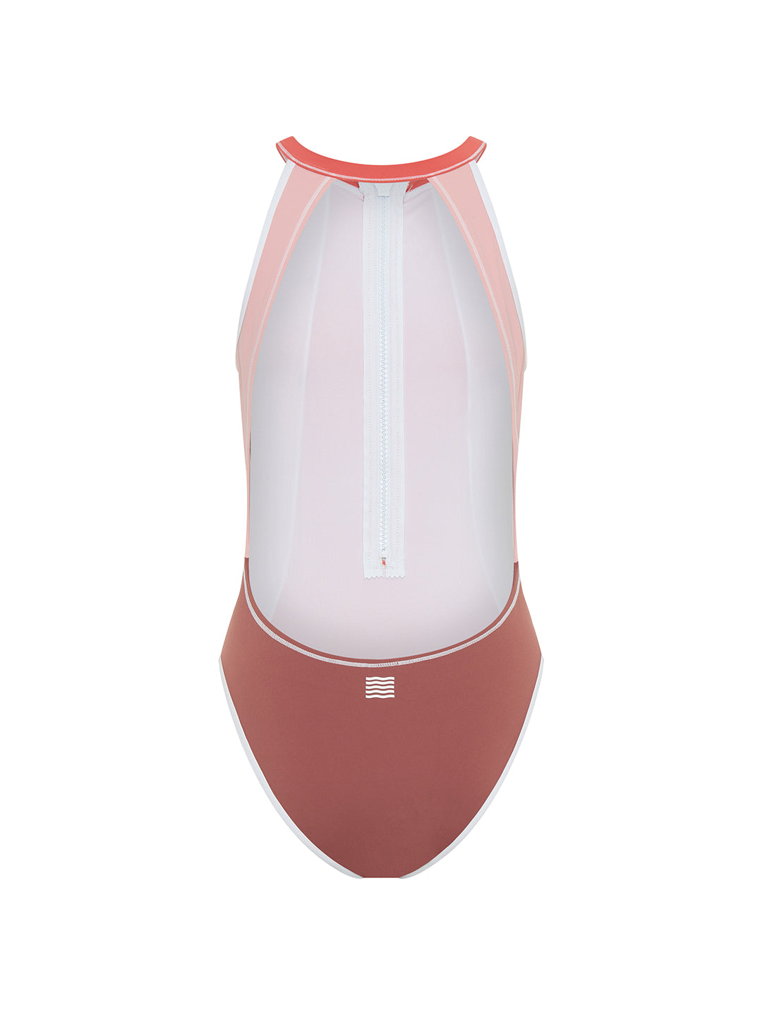 SPORT CLUB HYBRID SWIMSUIT - Caffe