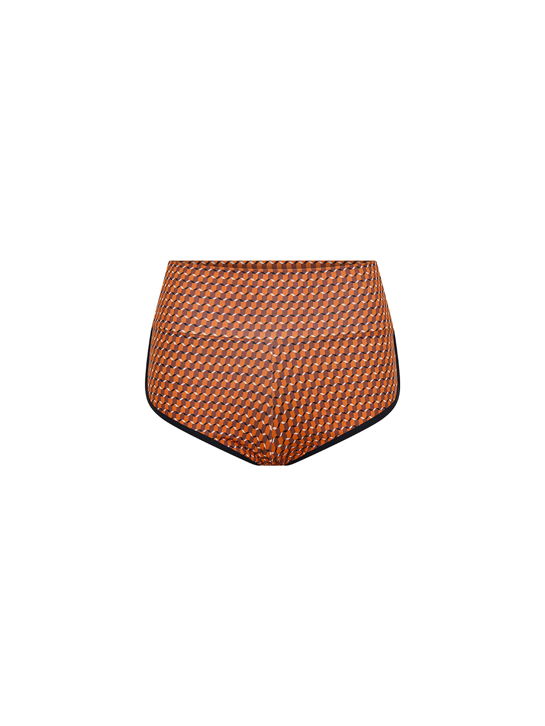 CHEEKY SWIM BOTTOM - Geo Orange