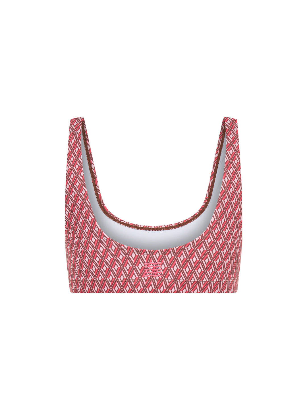 SPORT CLUB GEO CHEEKY SWIM TOP - GEO PINK