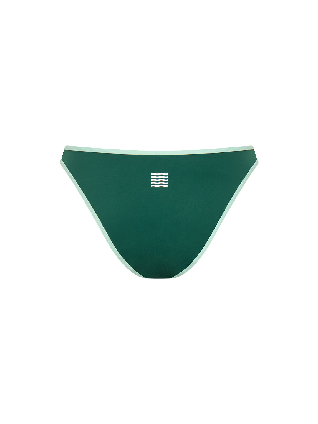 jade green swim bottom back view product image