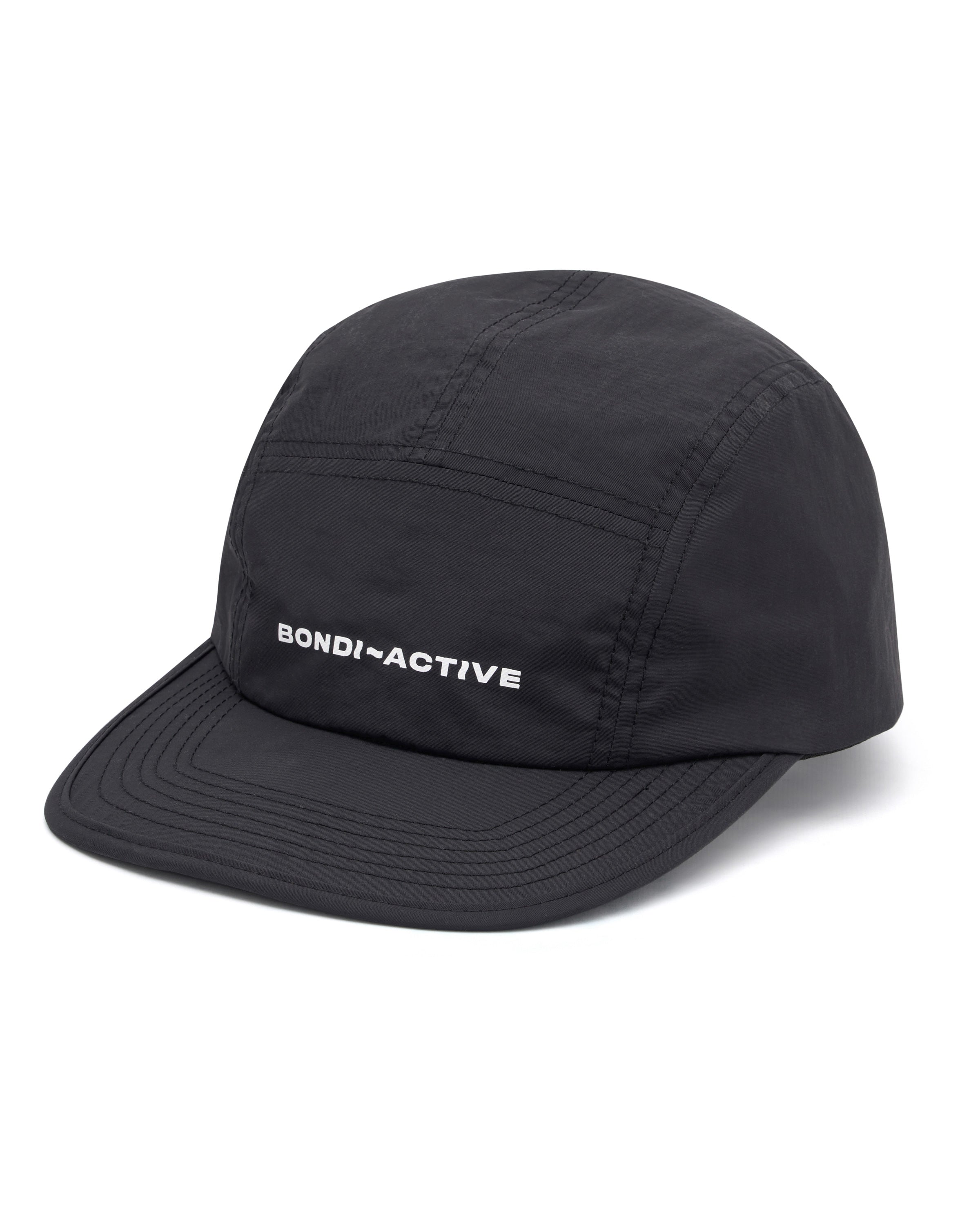 BASELINE 5 PANEL CAP - BLACK