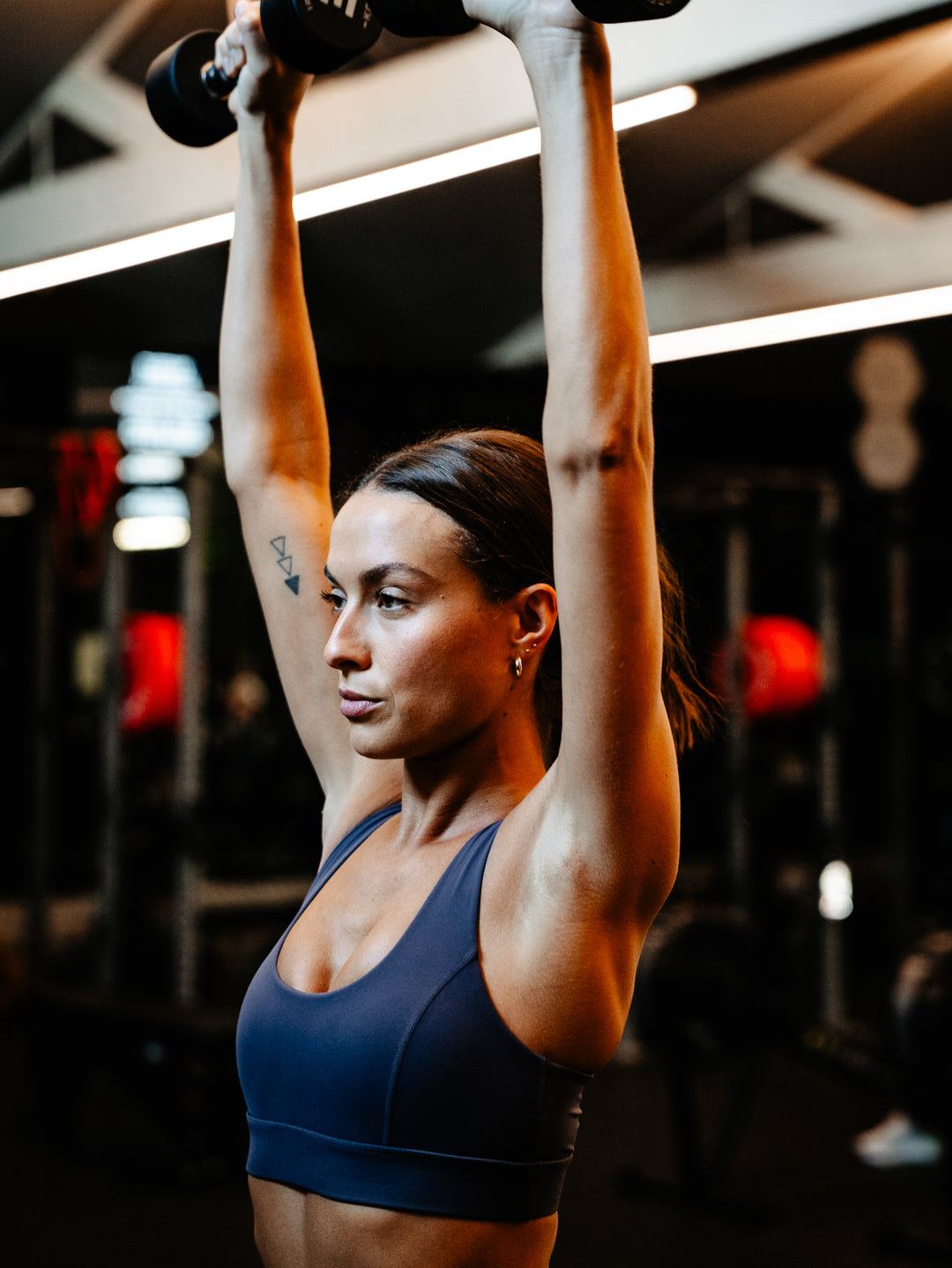 EVOLVE HIGH SUPPORT BRA - SHADOW