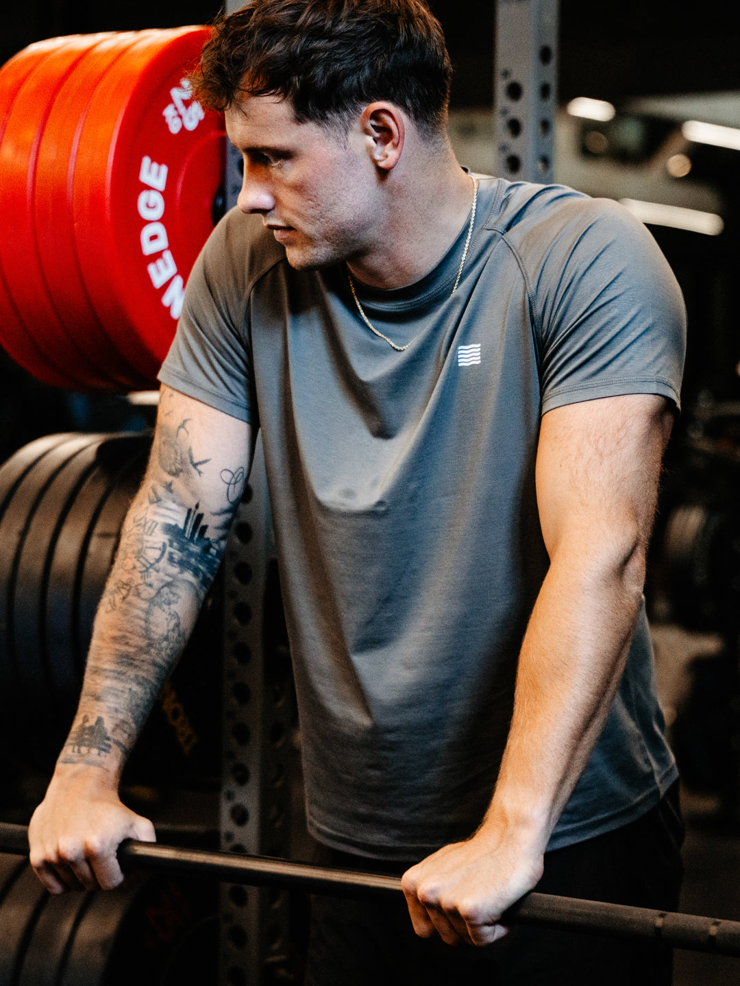 PULSE TECH TEE - Charcoal