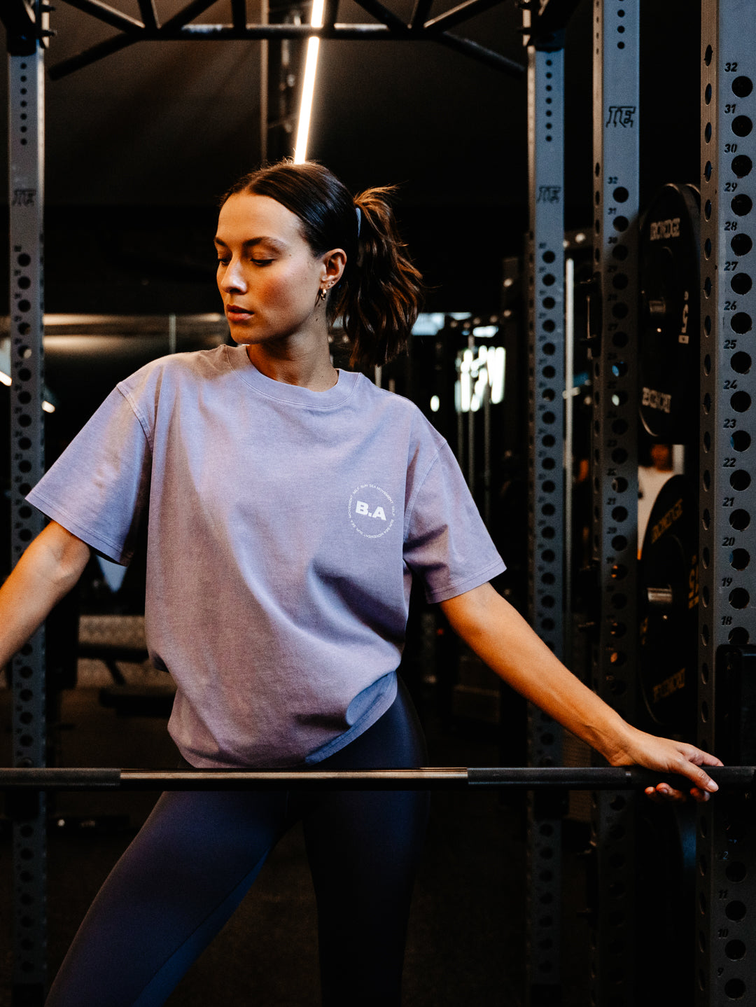 EVERYDAY BOYFRIEND TEE - Purple