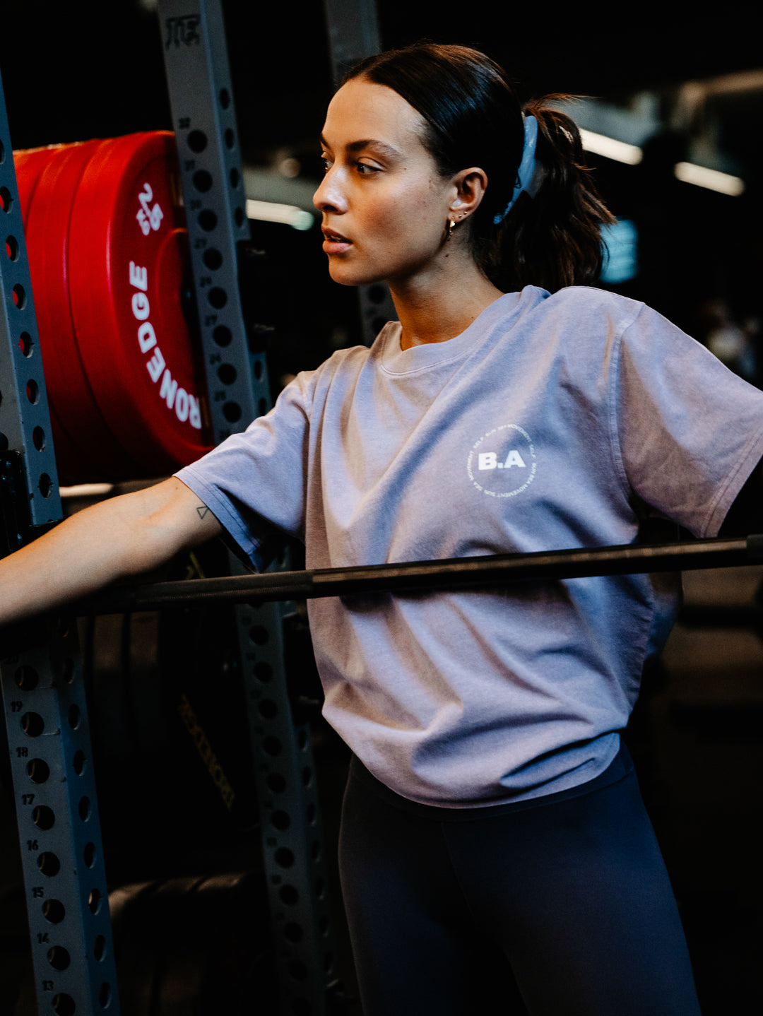 EVERYDAY BOYFRIEND TEE - Purple