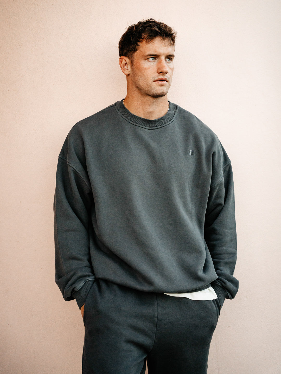 TIMEOUT FLEECE CREW NECK - Dusk