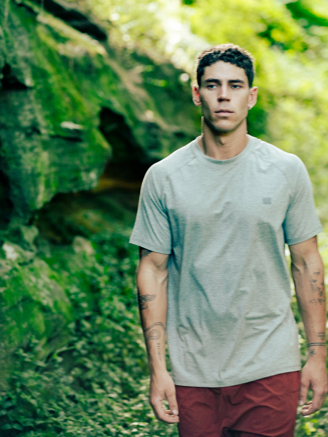 TECH TEE - Grey Marle