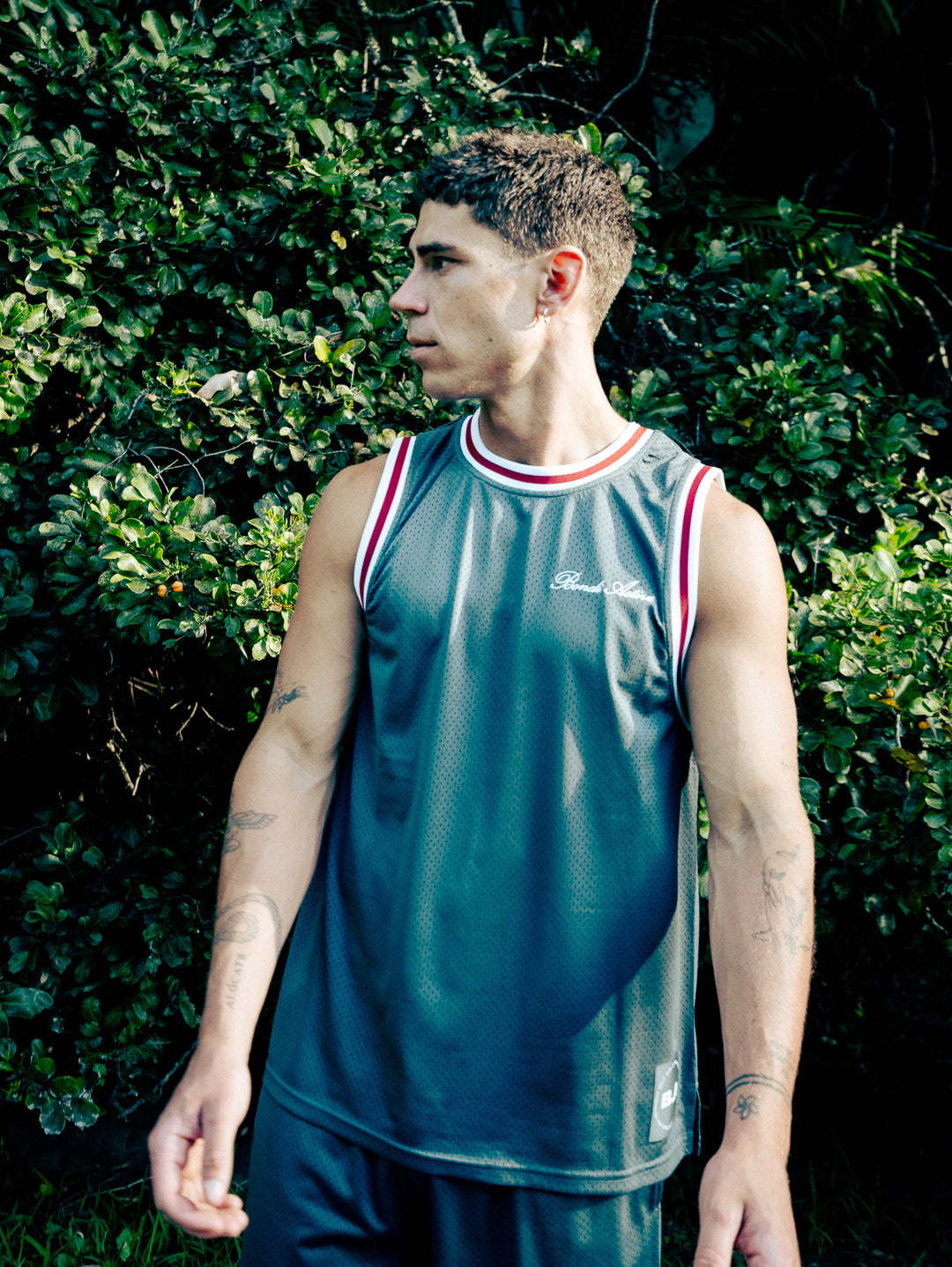 TRYOUT MESH TANK - Folkstone Gray