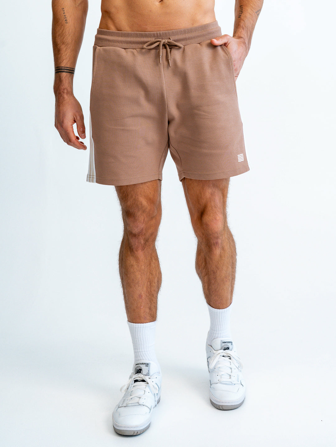 REST DAY SHORT - GREIGE