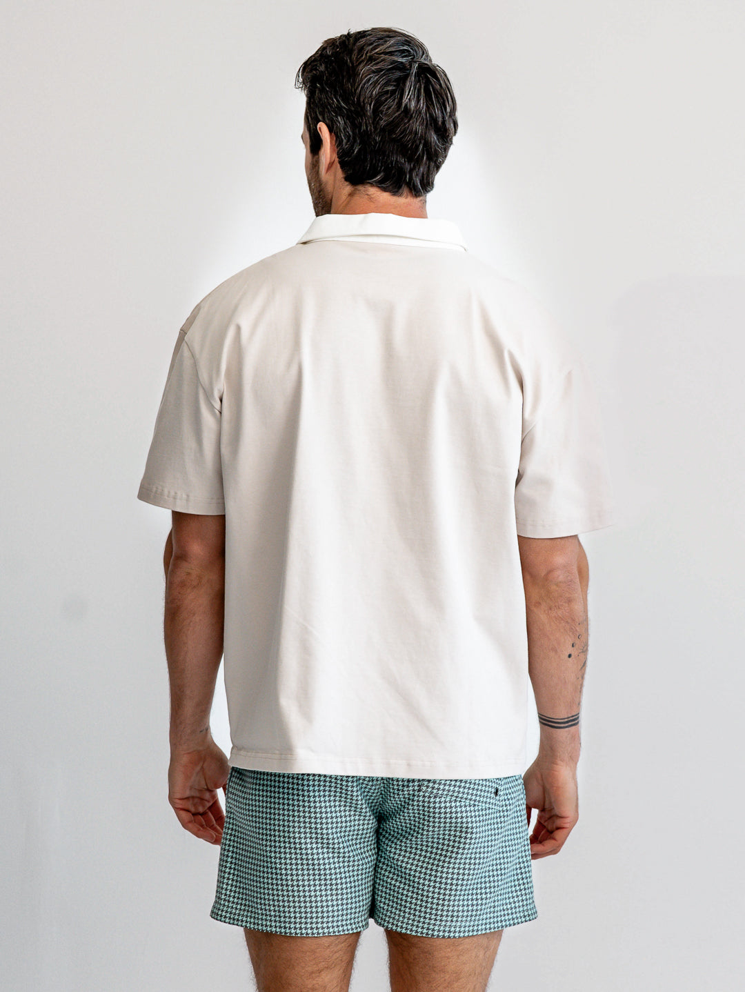 Speedway College Polo - Ecru