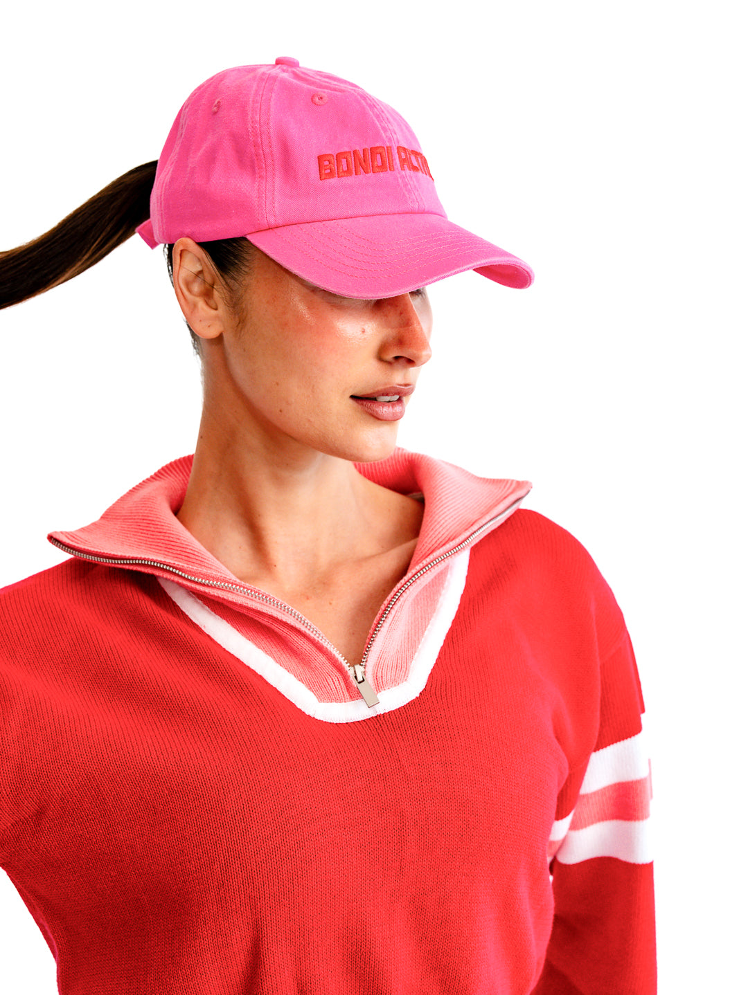 Speedway Dad Cap - Fucshia