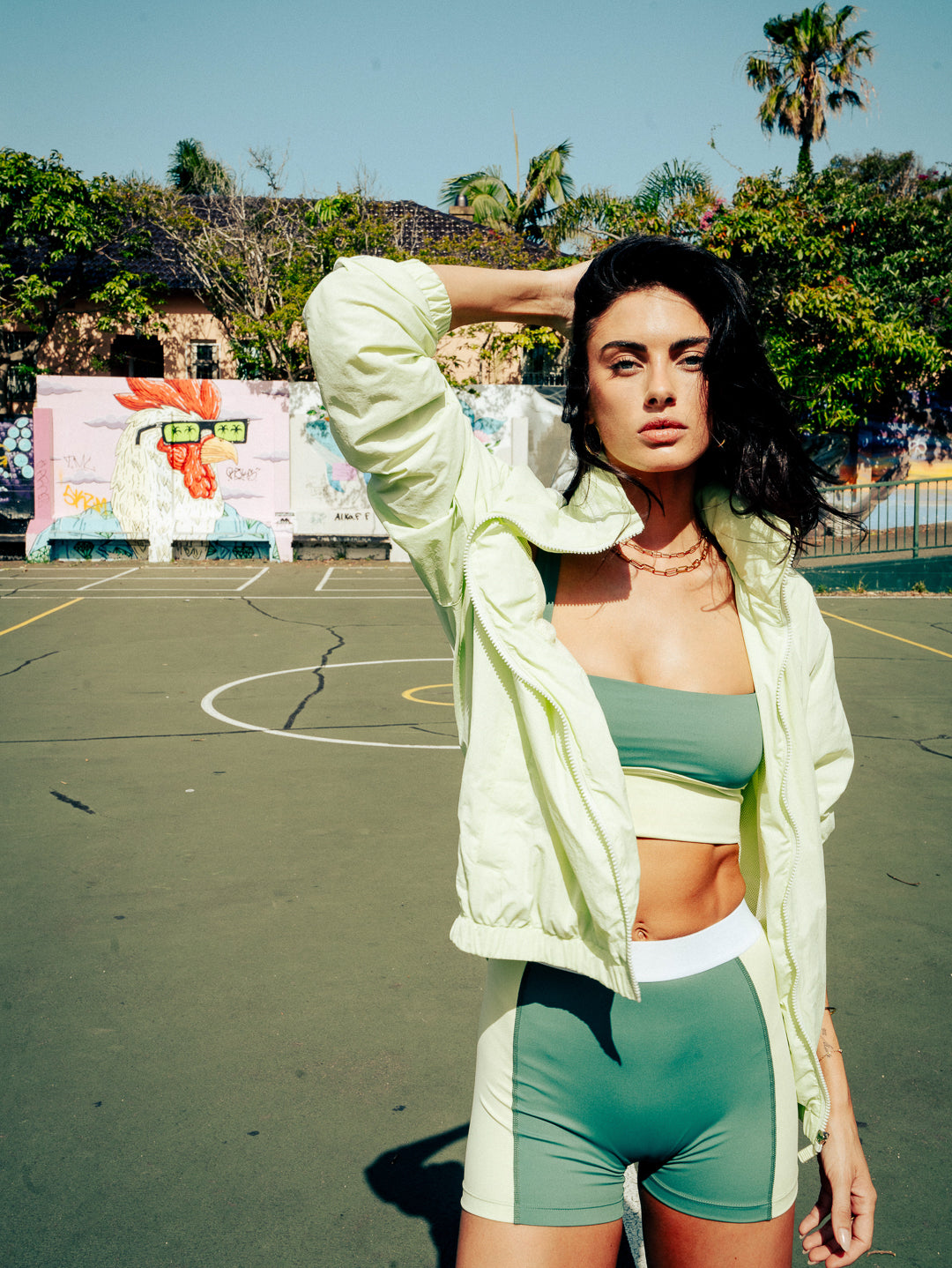 PACKABLE WINDBREAKER - Apple