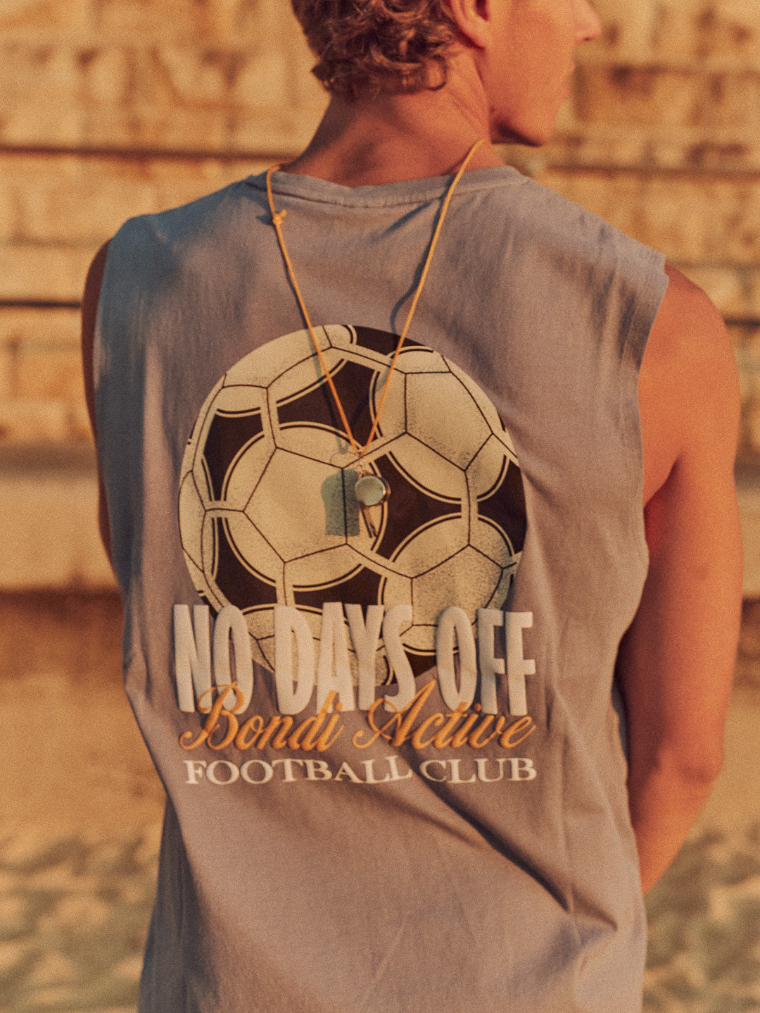 NO DAYS OFF TANK - SMOKEY BLUE