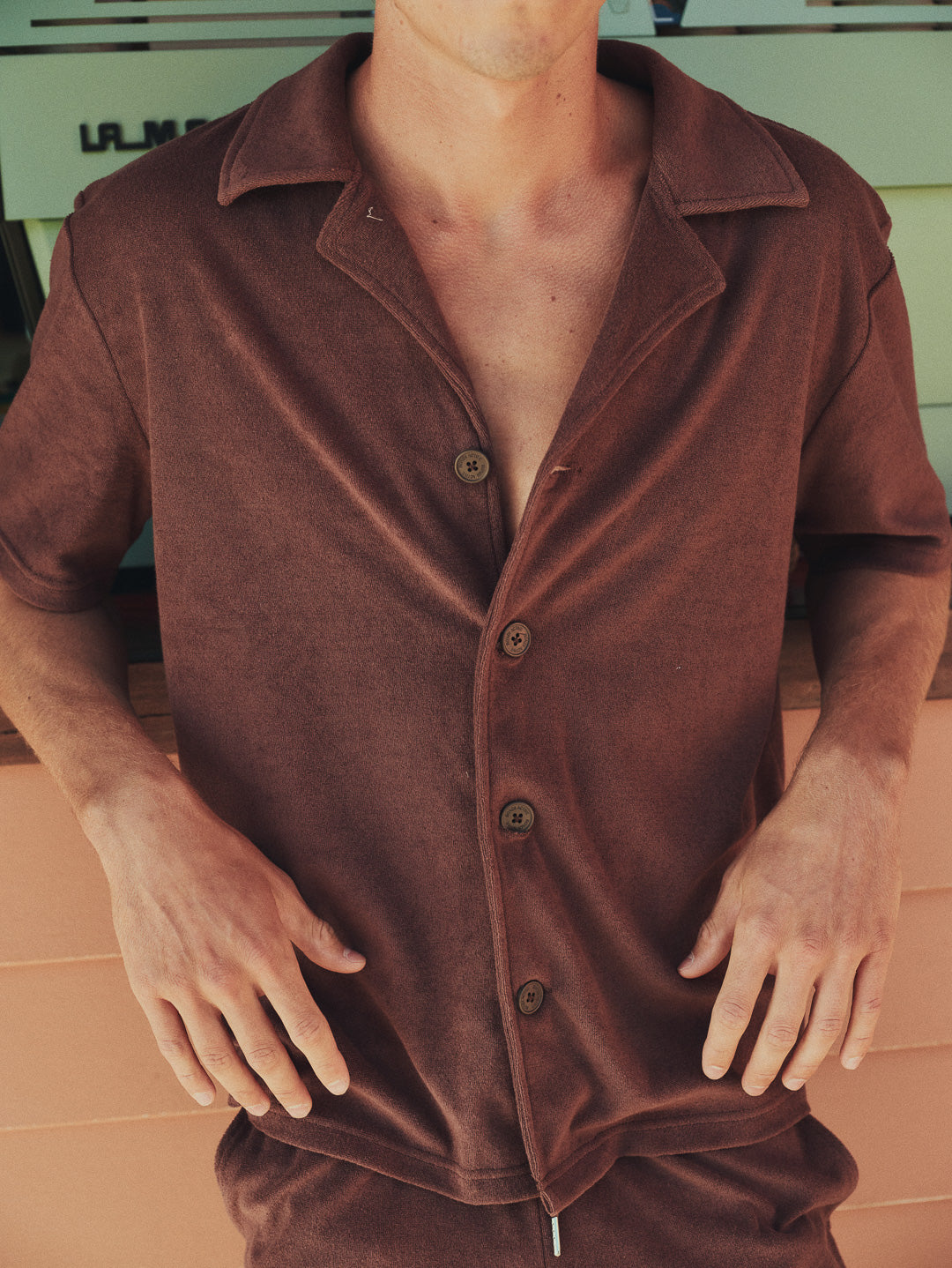 GLORY DAYS FLOAT TEE - CHOCOLATE