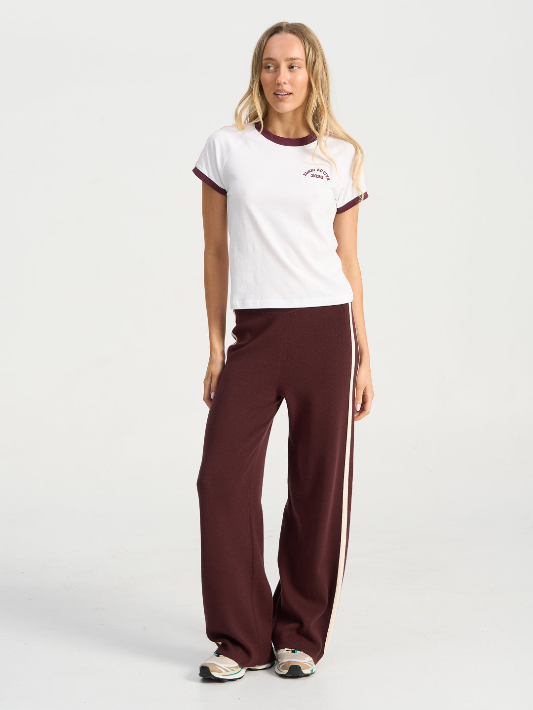 Forma Varsity Ringer Tee - White