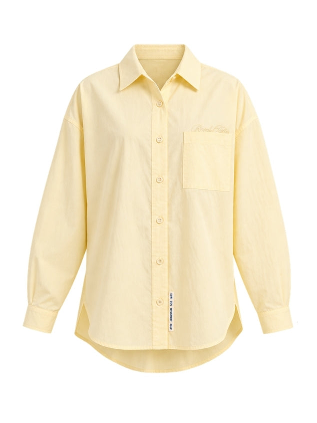 Unwind Shirt - Pastel Yellow