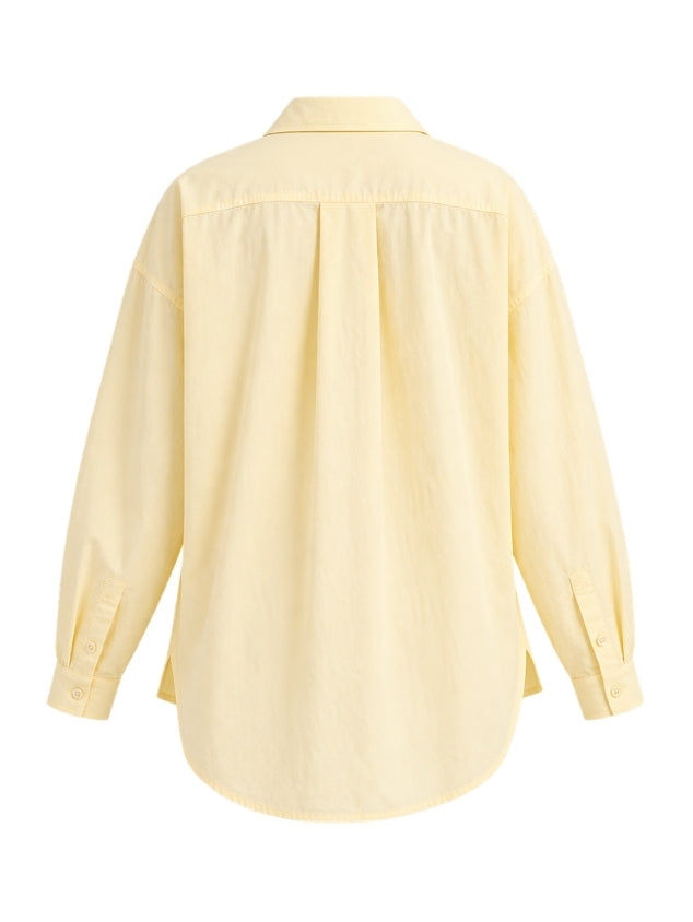 Unwind Shirt - Pastel Yellow