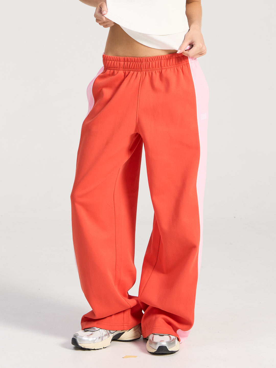 Speedway Wide Leg Pant - Tomato